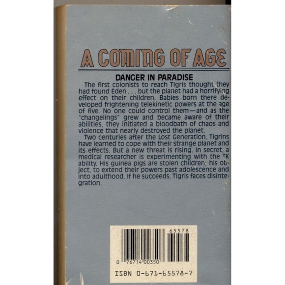 Babies with telekinetic powers? Yes! A Coming of Age, Timothy Zahn, paperback - Picture 2 of 2